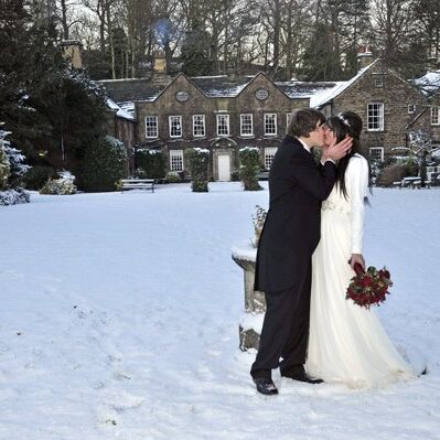 Wedding Snow Shot