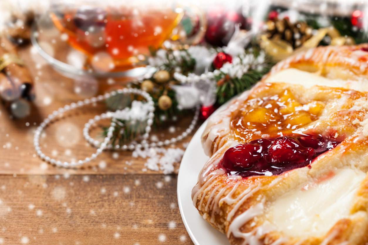Christmas Danish Pastry Ring - Whitley Hall Hotel